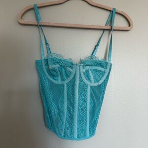 Teal Corset